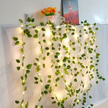 Artificial Ivy Garland Fake Vine Trailing Leaf Hanging Plant Foliage 2.1M  Length