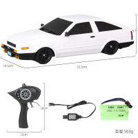 1:18ของเล่น RC รถควบคุมระยะไกลสำหรับ AE86 2.4กรัมปิดถนน4WD แสงดริฟท์แข่งยานพาหนะอิเล็กทรอนิกส์งานอดิเรกเด็กของเล่นของขวัญวันหยุด