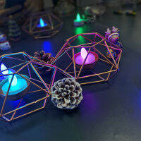 LED Flameless Candles Tealight Candles With Base(Set of 9) multi-color and yellow color Gifts