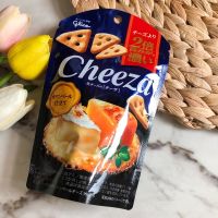 [ส่งไว] แครกเกอร์รสชีส ? รสกามองแบร์ชีส Glico Cheeza ขนาด 40g กูลิโกะชีสซ่า แครกเกอร์รสชีส จากญี่ปุ่น หอมชีส อร่อยมาก ขนมบิสกิต กูลิโกะ