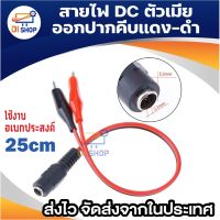 คลิปหนีบ สายคีบ คลิปปากจระเข้ ที่หนีบ เชื่อมต่อ แจ็ค 5.5 x 2.1 mm DC Male / Female Jack (พร้อมส่งในไทย)