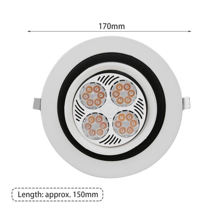 carcool-35w-led-ไฟส่องเฉพาะจุดโคมไฟขาวโคมไฟเพดานดาวน์ไลท์หลอดไฟประณีตออกแบบสวยงามทนทาน