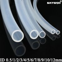 【CW】☸№  1/5M Food Grade Transparent Silicone Rubber Hose ID 0.5 1 2 3 4 5 6 7 8 9 10 12mm O.D Nontoxic Tube