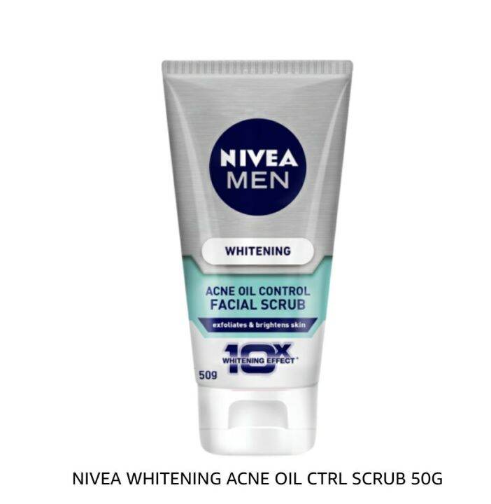 NIVEA WHITENING ACNE OIL CTRL SCRUB 50G | Lazada PH