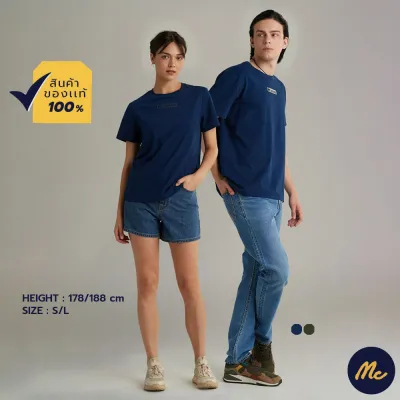 Mc JEANS เสื้อยืดแขนสั้น Unisex คอกลม MTSZ682-2