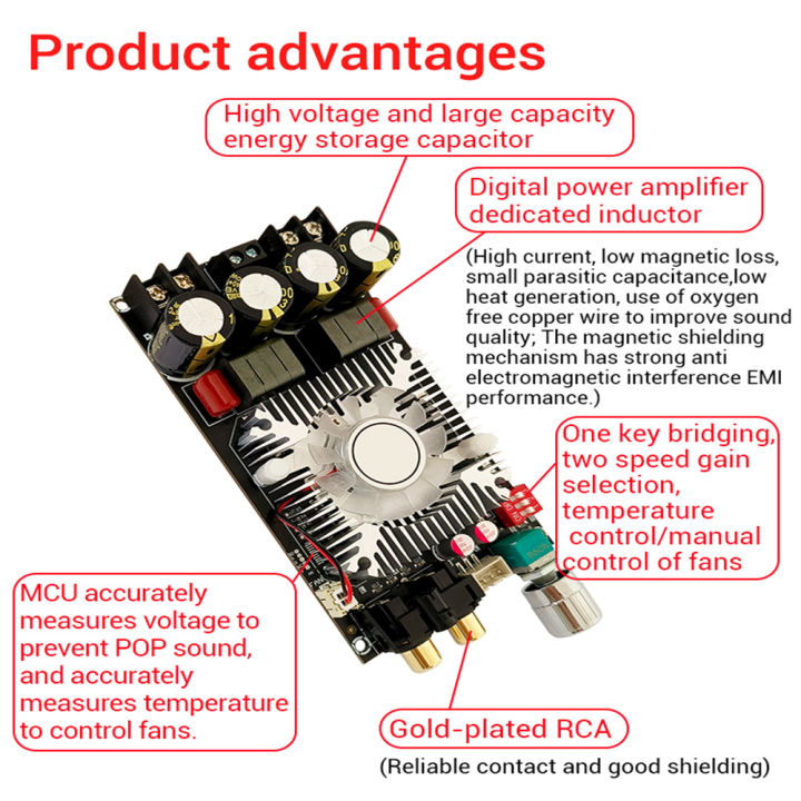 tda7498e-เครื่องขยายเสียงดิจิตอล160w-160w-dual-channel-220w-mono-channel-dc15-35v