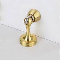 Strong Magnetic Door Stopper Stainless Steel Zinc Alloy Catch Floor Wall Mounted Windproof Anti-Collision Furniture Doorstops