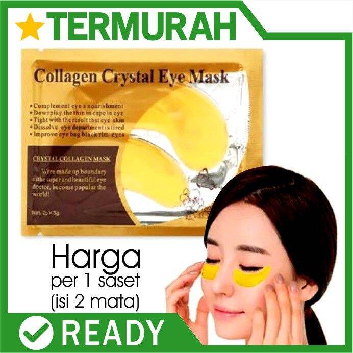 Masker Mata Crystal Collagen Gold Eye Bag Mask Eyemask original