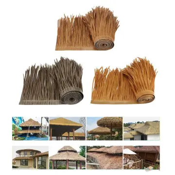 Simulation Straw Rug Hawaiian Decor Fake Palapa Thatch Fake Straw