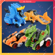 Xe đồ chơi ô tô biến hình khủng long loại lớn chất liệu nhựa ABS cao cấp