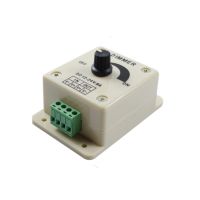 ✼ Manual LED Dimmer PWM Controller 12V-24V DC 8A Brightness Controller Light Strip Controller