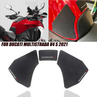 Motorcycle Tank Pad Protector Sticker Decal Gas Knee Grip Tank Traction Pad Side 3M FOR Ducati Multistrada V4 S 2021