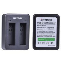 2X 1500Mah AHDBT-401 Battery + Dual USB Charger For Gopro Hero 4 Batteries Go Pro Hero4 Bateria AHDBT 401 Action Cameras