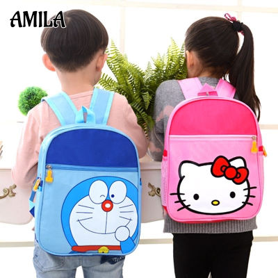 AMILA กระเป๋านักรียน ก ระเป๋านักเรียนเด็ก กระเป๋านักหญิง 2,3,4 ขวบ กระเป๋าลายการ์ตูนน่ารัก กระเป๋านักเรียนอนุบาล