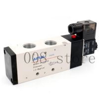 QDLJ-1pcs 4v410-15 Dc12v 5ports 2position Single Solenoid Pneumatic Air Valve 1/2" Bspt New