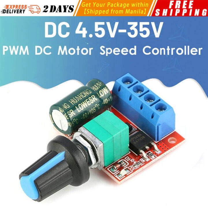 [Local Delivery] Mini 5A 90W PWM 12V DC Motor Speed Controller Module ...