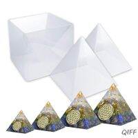 3pcs Large Resin Molds for DIY Jewelry Making Resin Orgone Pyramid, Orgonite Jewelry, Silicone Molds Making Tools