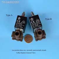 ✜❍ AC 220V 110-120V 2-position 3-way Electromagnetic Valve Normally Open/Closed Inlet/Outlet Solenoid Valve For Coffee Machine