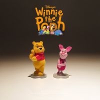 Winnie ช้อนส้อมมีดหมีพูห์ Piglet 4.5-5Cm ตุ๊กตาขยับแขนขาได้ของตกแต่งอะนิเมะคอลเลกชั่นรูปแกะสลักโมเดลของเล่นตุ๊กตาขนาดมินิสำหรับของขวัญสำหรับเด็ก