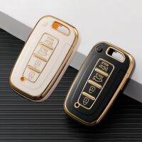 hgjmgkkk For Kia Hyundai EQUUS Optima K5 Forte Opirus Rohens Ix35 SOUL SORENTO MOHAVE Borrego 3/4 Buttons Car Key Case Cover Shell Fob