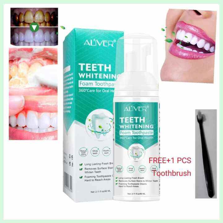 LYX ALIVER Teeth Whitening Toothpaste Remove Tartar Remove Plaqu Oral ...