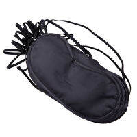 Black Soft Comfortable Mask Sleeping Shade Cover Portable Travel Mask Eyeshade Blindfold S6F1