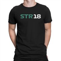 Men Str 18 Lance Stroll F1 Team T Shirt Formula One Racing 100% Cotton Clothes Casual Short Sleeve Crewneck Tee Shirt T-Shirts XS-4XL-5XL-6XL