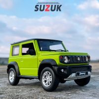 โมเดลรถโลหะผสม SUZUKI Jimny 1:26รถออฟโรดทำจากโลหะโมเดลรถของเล่นของขวัญของเล่นเด็กของสะสมจำลองสถานการณ์สูง