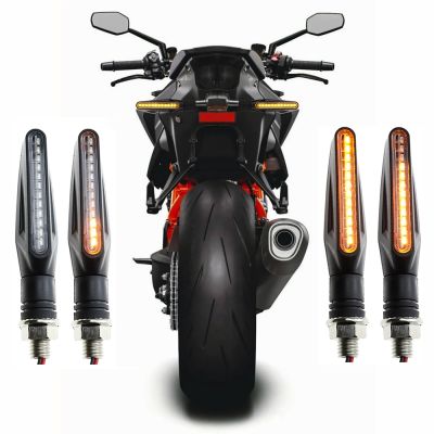 E11-mark Motorcycle Flasher LED Flowing Turn signals light for Hypermotard 950 Hunter Signal Cb190R Ducati Multistrada 1200