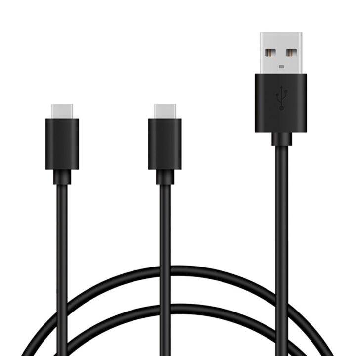 2 In 1 USB Type C Wire Portable Travel Y Splitter Professional Camera Microphone Extension