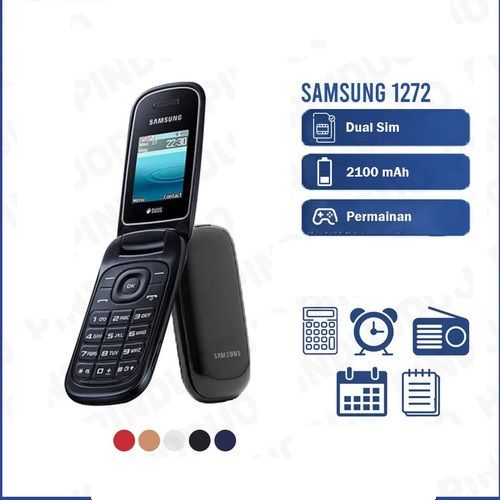 Samsung E1272 Flip Original Basic Phone Dual Sim Lazada Ph 1377