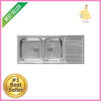 ซิงค์ฝัง 2หลุม 1ที่พักขวา MEX BIX3-LB สเตนเลสBUILT-IN SINK 2B1RD MEX BIX3-LB STAINLESS STEEL **สอบถามเพิ่มเติมได้จ้า**