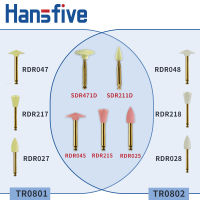 Hansfive ทันตกรรมขัดทันตแพทย์ Burs ห้องปฏิบัติการเครื่องมือชุดสำหรับคอมโพสิต Porcelain Zirconia Polishing Kit Diamond Instruments