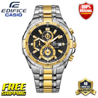 Edifice G-shock EFR-556 ของแท้ผู้ชายแฟชั่นธุรกิจกีฬานาฬิกาควอตซ์ปฏิทินนาฬิกากันกระแทกกันน้ำเหล็กวงรับประกัน 4 ปี EFR-539SG-1A