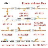 ปุ่มสวิตช์เปิด / ปิดปุ่มปรับระดับเสียงปุ่ม Flex Cable สําหรับ Samsung A21 A31 A41 A51 A71 5G A22 A32 A42 A33 A53 A73