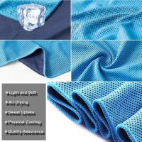 ✟₪◆ Cooling Towel Instant Relief Microfiber Cool Towels Chilling Neck Wrap Ice Cold Rags for Sports Fitness Camping Cycling Golf