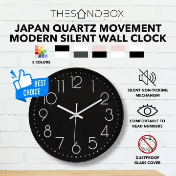  Umbra Ribbon Modern 12-inch Wall Clock, Silent Non