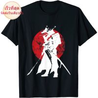 เสื้อยืดผู้ชายแฟชั่น Vintage Japanese Samurai Retro Bushido Warrior Japan Sword T-Shirt men เสื้อ ยืด ผู้ชายDIY เสื้อยืด