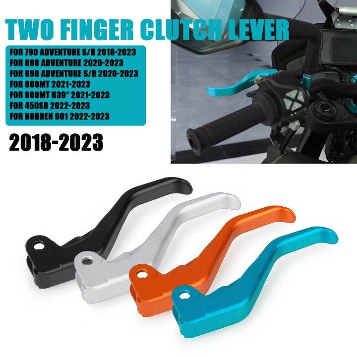 Short Stunt Clutch Lever For 790 890 Adventure S/R CFMOTO 800MT N39° 450SR Husqvarna Norden 901