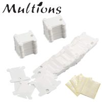 【CC】 30Pcs Floss Bobbins Embroidery Thread Organizer   160pcs Number Stickers Cards Sewing