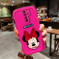 เคสโทรศัพท์ลาย3D น่ารักแฟชั่นดิสนีย์มินนี่มาการองลายคลื่นเคสโทรศัพท์สำหรับ Xiaomi Redmi Note 7 /Note 7 Pro/redmi Note 8 /Note 8 Pro เคสโทรศัพท์ DIY ซิลิโคนนิ่มกันกระแทกฝาครอบด้านหลัง