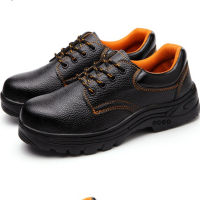 Mens safety shoes รองเท้านิรภัย รองเท้าทำงานรองเท้าผู้ชายหัวเหล็กรองเท้าผู้ชายคุณภาพสูงรองเท้าหนังผู้ชาย