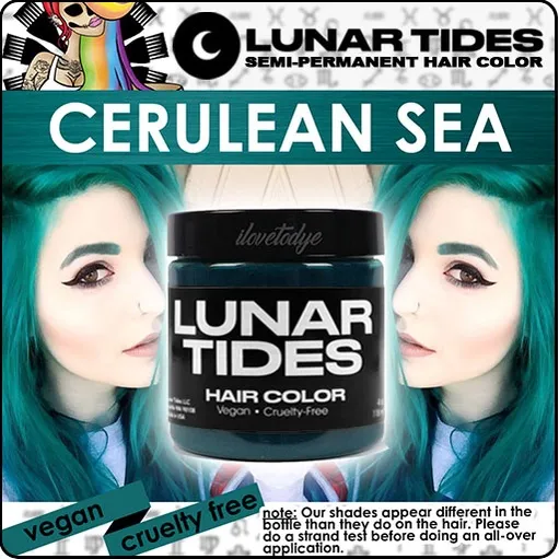 Lunar Tides Cerulean Sea ☾ Semi-Permanent bluegreen Hair Dye - ilovetodye | Lazada PH Lunar Tides Cerulean Sea ☾ Semi-Permanent bluegreen Hair Dye - ilovetodye | Lazada PH