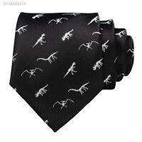 ☢✗๑ 2020 New Design Animal Tie For Men Silk Woven Necktie Dinosaur Snail Fox Flamingo Jacquard Fashion Party Wedding Gravata Ties