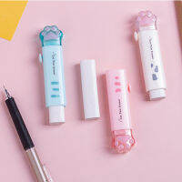 Steup 1SET New Cat Paw Eraser ยางลบปากกากดดึงน่ารักสะอาดโดยไม่ทิ้งรอย