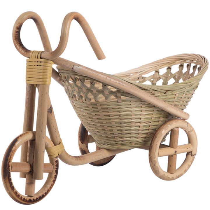 bamboo-handmade-woven-straw-fruit-basket-wicker-rattan-food-bread-organizer-kitchen-decorative-bicycle-gift-neatening-organizer