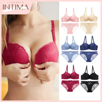  Plus Size 2 Piece Lingerie for Women Strappy Bra and