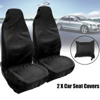 ที่ครอบที่นั่งด้านหน้ารถ Heavy Duty Universal Waterproof Auto Seat Covers Car Seat Cover Breathable Cushion Protector