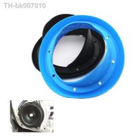 ♕  2pcs Car 6.5 Inch Speaker Waterproof Cover Sound Insulation Stop Shock Silica Gel Seal Mount Adapter Rings Grill U