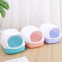 Cat Litter Box Pet Kitten Plastic Clean Basin Bedpan Indoor Puppy Kitten Anti Splash Toilet Pet Deodorant Fully closed Sandbox